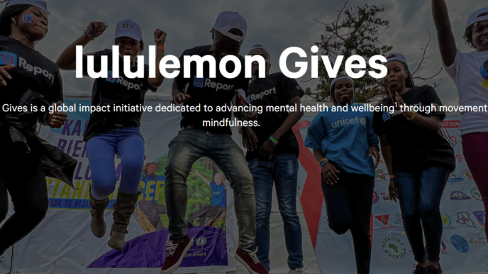 lululemon Launches “lululemon Gives” Global Impact Initiative