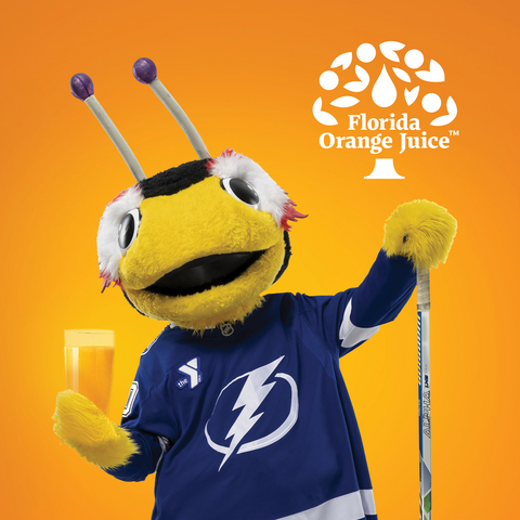 Florida Orange Juice Named Official Hydration Partner of Tampa Bay Lightning for 2025-26 Season