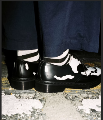 The Supreme x Dr Martens 1461 Shoe Returns with a Striking Graphic Update