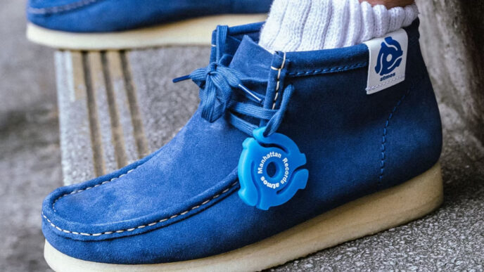 atmos Clarks and Manhattan Records Fuse Vinyl Culture into the Wallabee Boot