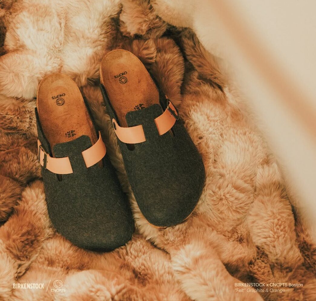 Birkenstock x CNCPTS Bring New England-Inspired Felt Bostons This Winter