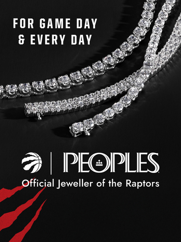 Peoples Jewellers Becomes Official Jeweller of the Toronto Raptors