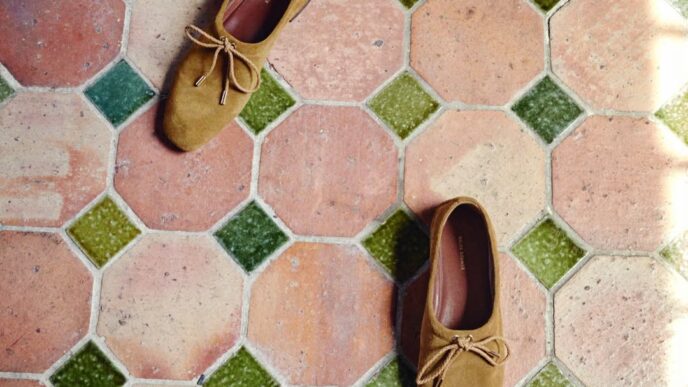 Wales Bonner’s Julien Slipper in Black Deerskin and Olive Suede