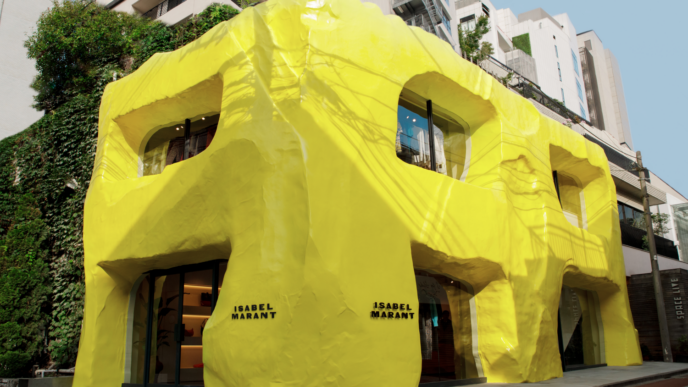 Isabel Marant Debuts the Sculptural Yellow House Flagship in Tokyo Aoyama