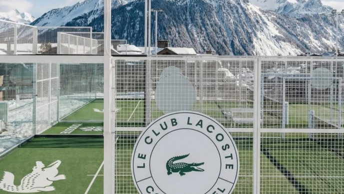 Lacoste Debuts Year Round Alpine Padel on the Peaks of Courchevel in 2026