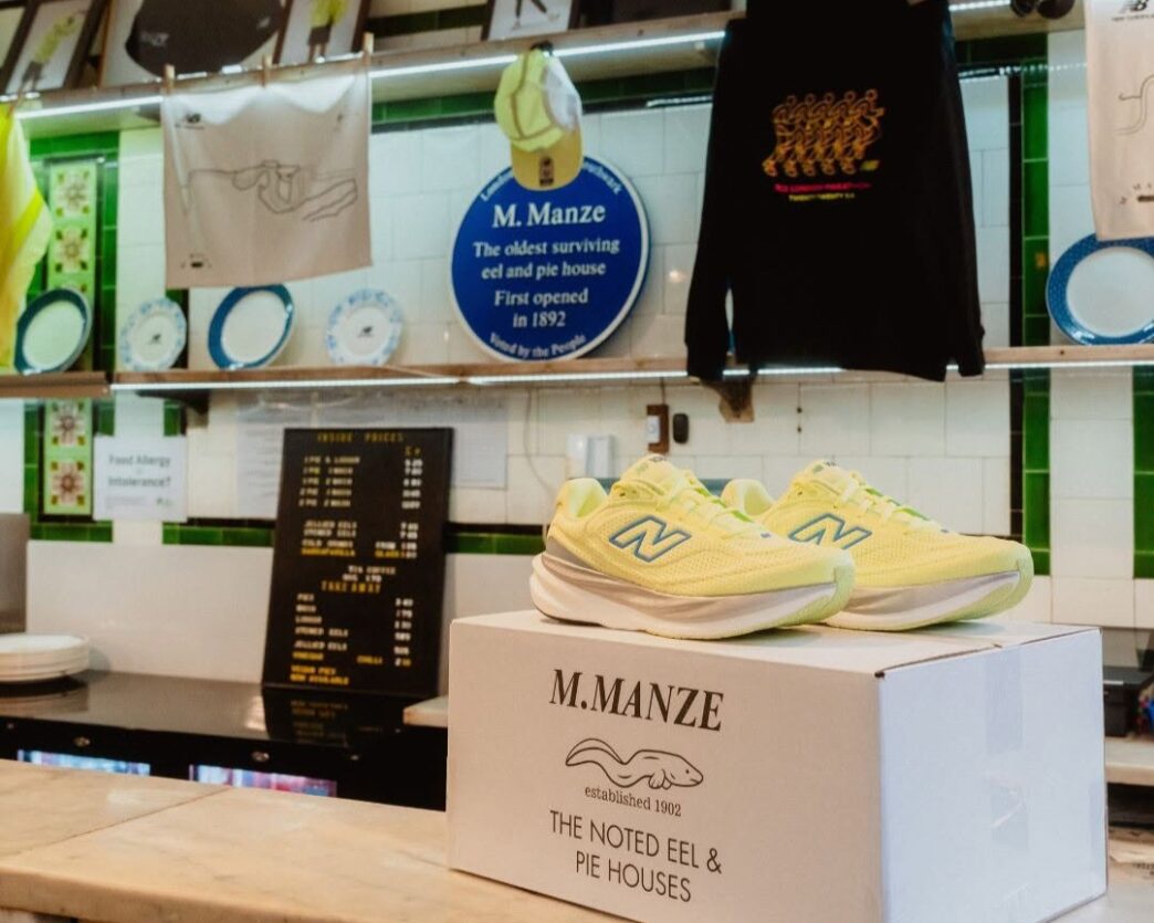 Inside New Balance’s Pie And Mash Takeover For The London Marathon Training Range
