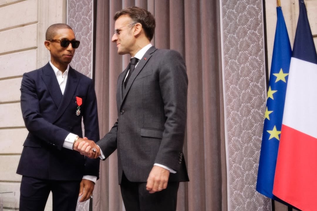 Pharrell Williams Knighted in France During Paris Fashion Week 2026