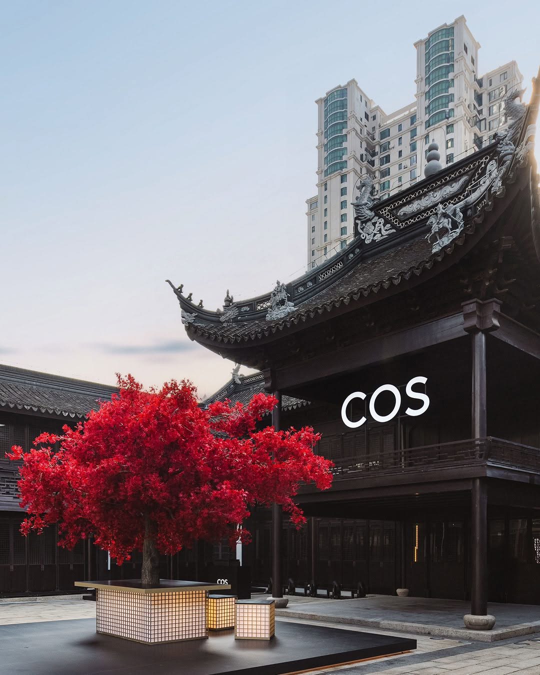 COS Unveils a Spring Festival Capsule Inside Tianhou Palace in Shanghai