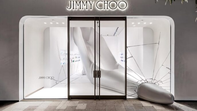 When Retail Becomes Runway Art Jimmy Choo’s Chrome IXIA Takeover Dominates Miami Art Week