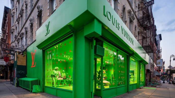 Louis Vuitton’s New York Residency Goes Full Neon