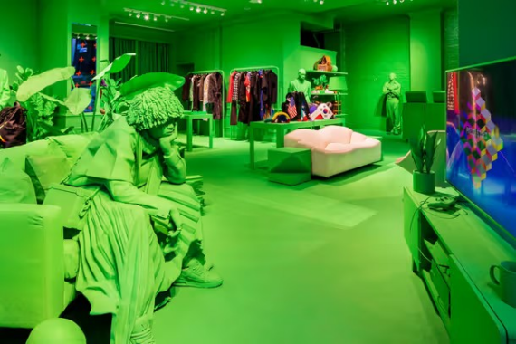 Louis Vuitton’s New York Residency Goes Full Neon