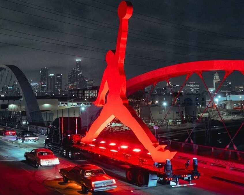 Jordan Brand Takes Over LA With a 'Giant Jumpman' for All Star Weekend