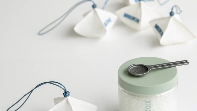 Birkenstock's Korean Care Line Launch Came with a Bespoke Craft Gift Pouch Made from White Ramie Fabric