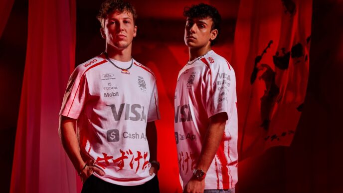 Alpinestars and Visa Cash App Racing Bulls bring Sakura Season to Suzuka with Spring Edition
