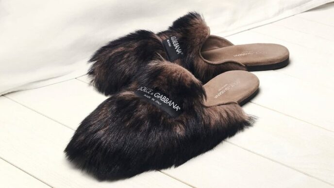 Dolce & Gabbana Steps Into Luxury's Slipper Trend With Its Spring Summer 2026 Collection