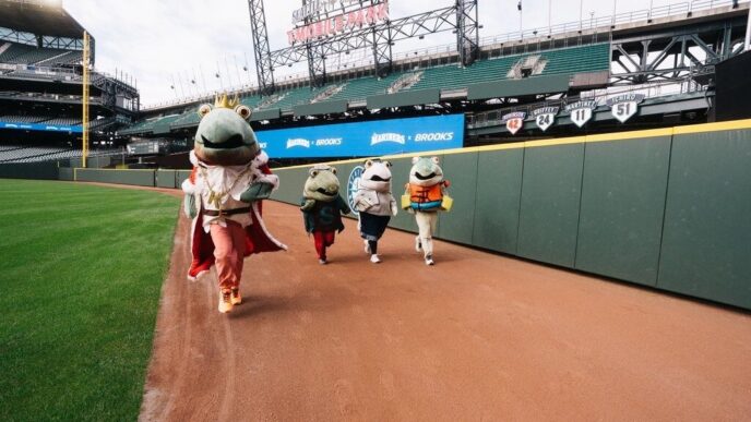 Brooks Running Brings its Run Happy Energy to T Mobile Park