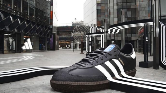 Adidas Went Big In Beijing With This Three Stripes Samba Activation