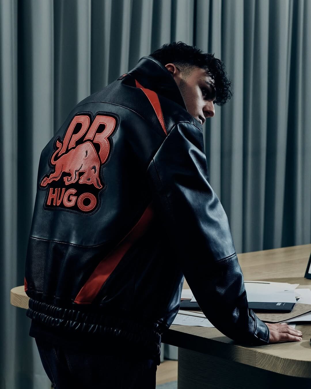 HUGO and Racing Bulls Release a New Leather Jacket Ahead of the F1 Season