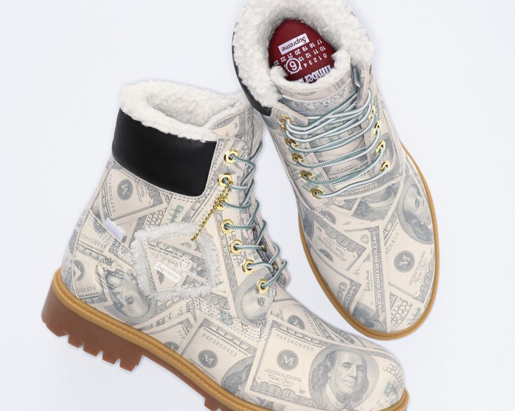 Supreme, Maison Margiela, and Timberland Make the Money 6 Inch Boot the Loudest Three Way Collab