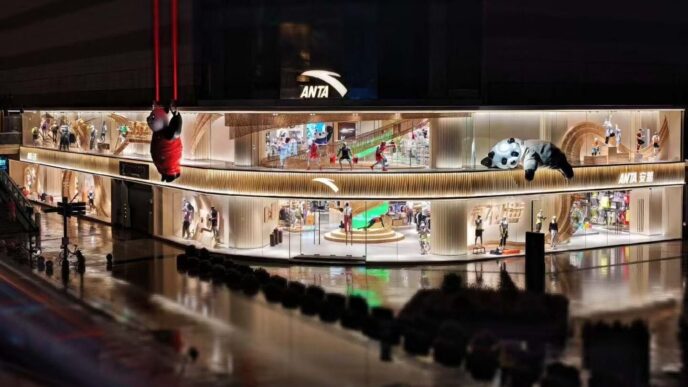Anta Consolidates its Multi Brand System Into a Single Chengdu Flagship