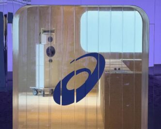 ASICS Kinetic Playscape Puts Movement Science Inside a Retro Futuristic Installation at the Milan Design Week