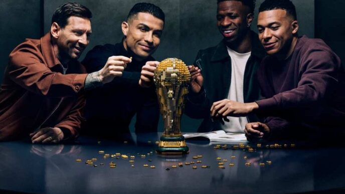 LEGO Brings Messi, Ronaldo, Mbappé and Vinícius Jr. Together for Its 'Everyone Wants a Piece' Campaign