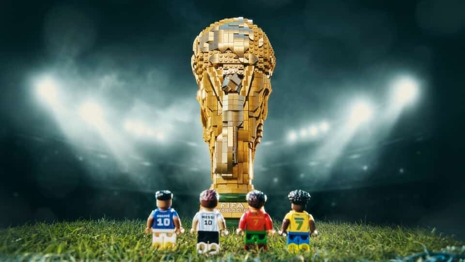 LEGO Brings Messi, Ronaldo, Mbappé and Vinícius Jr. Together for Its 'Everyone Wants a Piece' Campaign