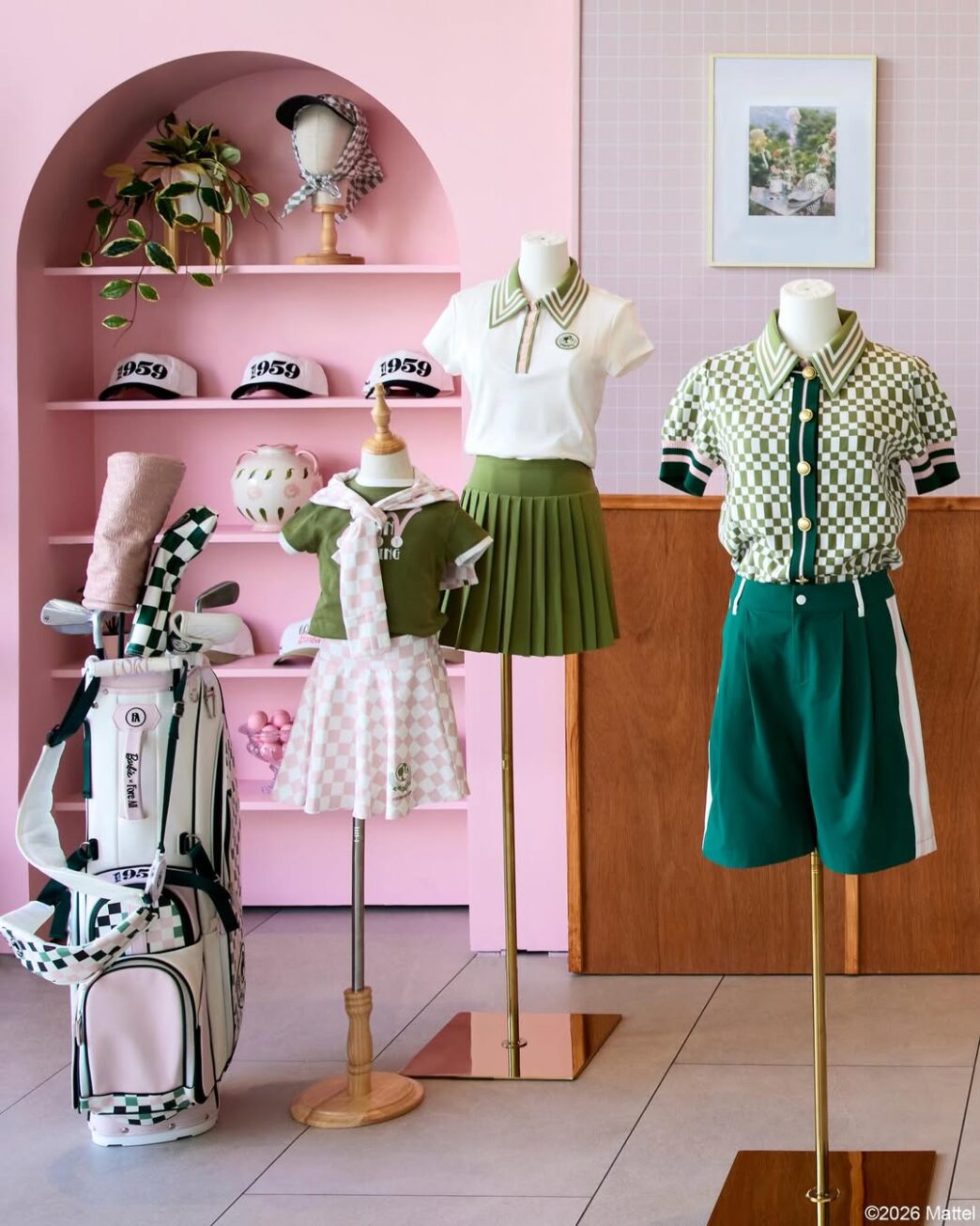 The Barbie x Fore All Golf Collection Previewed at Masters Weekend Drops in June