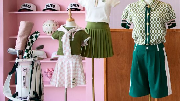 The Barbie x Fore All Golf Collection Previewed at Masters Weekend Drops in June