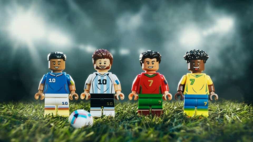 LEGO Brings Messi, Ronaldo, Mbappé and Vinícius Jr. Together for Its 'Everyone Wants a Piece' Campaign