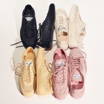 The Jimmy Choo Sunny Trainer Brings Floral Lace and Italian Craft to the Luxury Sneaker