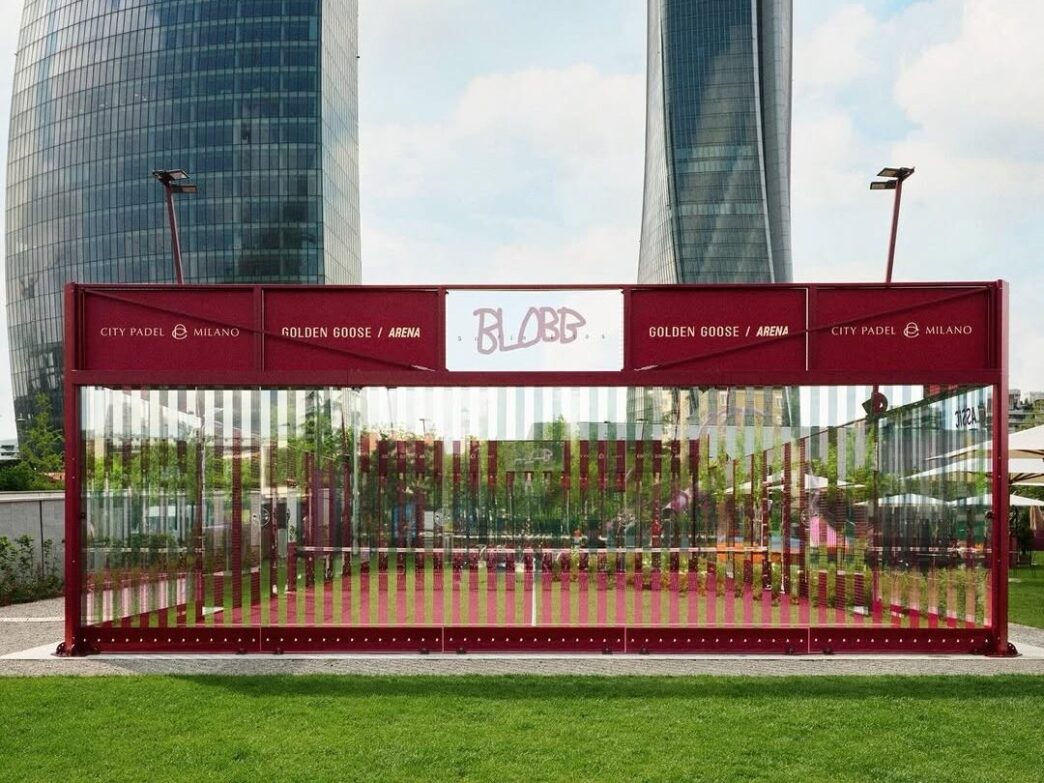Sofia Elias Transforms Padel Courts for Golden Goose at Milan Design Week 2026