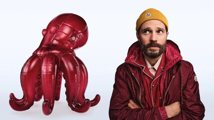 Moncler Launches Its Summer 2026 Lineup With Jamie Dornan, Inflatable Animals and a New Seasonal Direction