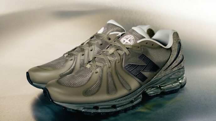 Stone Island and New Balance Unveil Technical ABZORB 1890 Trainer