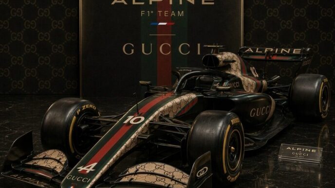 Gucci and Alpine Redefine Formula One as a Luxury Lifestyle Platform