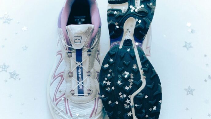 Salomon and Ray BEAMS Launch XT-WHISPER “Blueberry Cheesecake” Sneaker