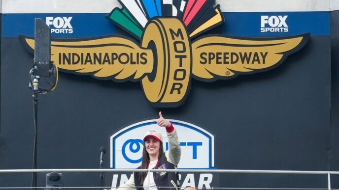 Caitlin Clark Serves as Grand Marshal at Indianapolis 500
