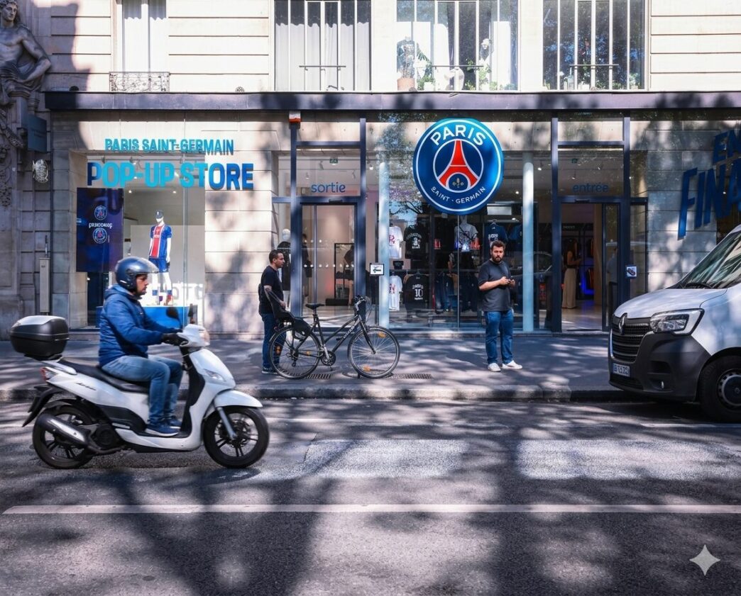 Paris Saint-Germain Opens Limited-Time Pop-Up Store in Central Paris