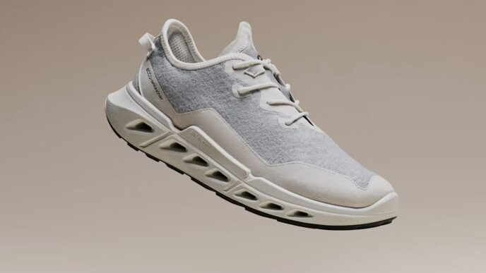 Ecco Launches BIOM 720 Trainer Made From Leather Waste Fibre