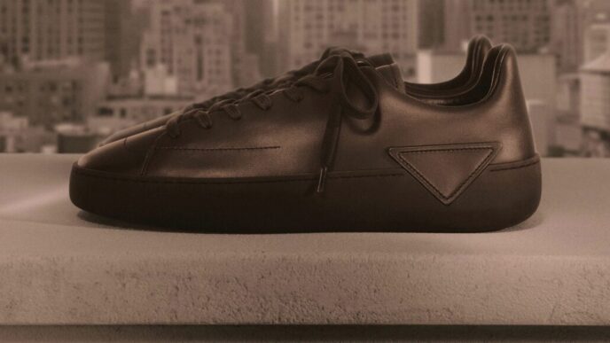Prada Unveils Minimalist Prada Court Luxury Sneaker Line