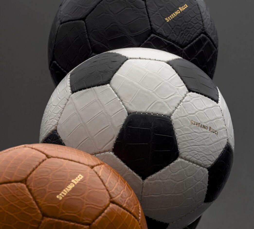 Stefano Ricci Elevates Football With a Crocodile Leather Luxury Ball