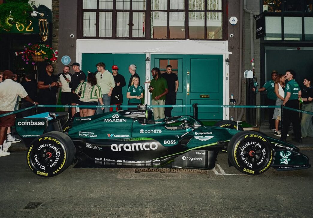 PUMA Turns Soho Into an Aston Martin F1 Destination