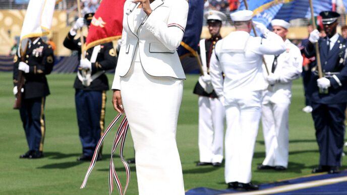Jennifer Hudson Wears Alaïa Le Cœur Pumps at the World Cup Final