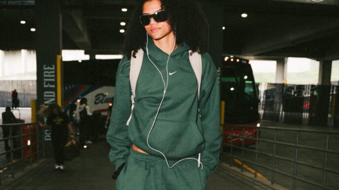 Cameron Brink Brings Runway Style to the WNBA Tunnel in All-White Look